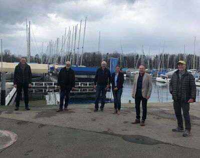 Prof. Richard Leiner, Norbert Zeller, Clemens Meichle, Sonja Meichle, MdL Hans-Peter Storz, Wolfram Klaar