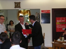 Ehrung Andreas Gallus für 25 Jahre Mitgliedschaft